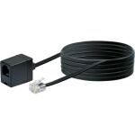 Schwaiger 10m RJ-11 - RJ-11 Schwarz