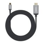 Manhattan 153607 Videokabel-Adapter 2 m HDMI Typ A (Standard) USB Typ-C Schwarz, Silber