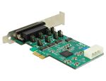DELOCK PCI Expr Card 4x D-Sub9 ext +LowProfile