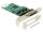 DELOCK PCI Expr Card 4x D-Sub9 ext +LowProfile