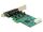 DELOCK PCI Expr Card 4x D-Sub9 ext +LowProfile