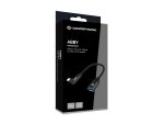 Conceptronic ABBY19B OTG-Adapter für USB 3.2 Gen 2 90° abgewinkeltes zu USB-A