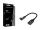 Conceptronic ABBY19B OTG-Adapter für USB 3.2 Gen 2 90° abgewinkeltes zu USB-A