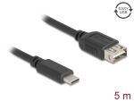 DELOCK USB 2.0 Kabel USB Type-C St zu USB Typ-A Buchse 5 m