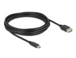 DELOCK USB 2.0 Kabel USB Type-C St zu USB Typ-A Buchse 5 m