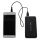 2GO 795944 Powerbank Lithium Polymer (LiPo) 10000 mAh Schwarz