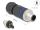 DeLOCK M12 Steckverbinder A-kodiert 8 Pin Stecker zur Montage mit Schraubanschluss