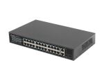 Lanberg RSFE-24P-2C-360 Netzwerk-Switch Unmanaged Gigabit Ethernet (10/100/1000) Power over Ethernet (PoE) 1U Schwarz