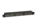 Equip 48-Port Cat.6 Geschirmtes Patch Panel, Schwarz