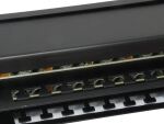 Equip 48-Port Cat.6 Geschirmtes Patch Panel, Schwarz