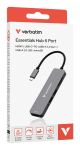 Verbatim 32156 Schnittstellen-Hub USB 3.2 Gen 1 (3.1 Gen 1) Type-C 5000 Mbit/s Grau