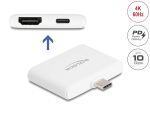 DELOCK USB-C Adapter > HDMI 4K 60Hz und USB Typ-C + PD 94W