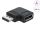 DELOCK DisplayPort 1.4 Adapter St zu Bu 90°links gewinkelt