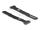 DeLOCK Klett-Kabelbinder mit Schlaufe und Befestigungsöse L 150 x B 20 mm schwarz 5 Stück