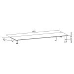 LogiLink BP0060 Flachbildschirm-Tischhalterung Tisch/Bank Edelstahl, Transparent