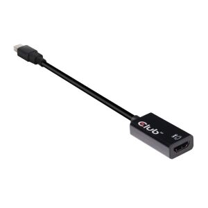 CLUB3D Mini DisplayPort 1.4 auf HDMI 2.0b HDR Aktiver Adapter