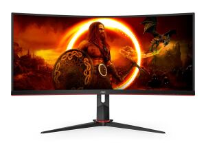 AOC G2 CU34G2XP Computerbildschirm 86,4 cm (34") 3440 x 1440 Pixel UltraWide Quad HD LED Schwarz, Rot