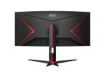 AOC G2 CU34G2XP Computerbildschirm 86,4 cm (34") 3440 x 1440 Pixel UltraWide Quad HD LED Schwarz, Rot