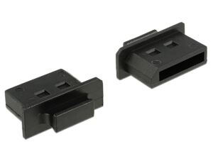 DeLOCK 64025 Steckdosensicherung Displayport Schwarz 10 Stück(e)