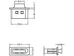 DeLOCK 64025 Steckdosensicherung Displayport Schwarz 10 Stück(e)