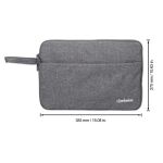 Manhattan Seattle Notebook Sleeve 14,5", Schutzhülle für Notebooks bis zu 14,5", Top Load, Premiumpolsterung, wasserfest, ein Innenfach, ein Frontfach, anthrazit