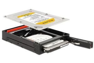 DELOCK Wechselrahmen 1x 2,5" SATA HDD in 3,5" Schacht