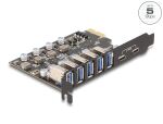 DELOCK USB 5 Gbps PCI Express x1 Karte zu 5 x extern