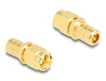 DELOCK Adapter SMA Stecker zu SMB Stecker HBI59-1