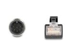 DELOCK M12 Adapterkabel A-kodiert 8 Pin ST zu RJ45,ST 50 cm