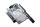 Icy Dock MB171SP-1B Hard Drive Backplane 13,3 cm (5.25") Carrier Panel Schwarz, Silber