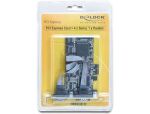 DeLOCK PCI Express card 4 x serial, 1x parallel Schnittstellenkarte/Adapter