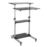 LogiLink BP0070 Computertisch Schwarz, Grau