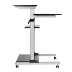 LogiLink BP0070 Computertisch Schwarz, Grau