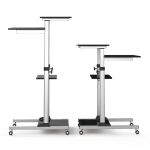 LogiLink BP0070 Computertisch Schwarz, Grau