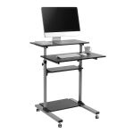 LogiLink BP0070 Computertisch Schwarz, Grau