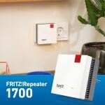 FRITZ! 20003134 Mesh-WLAN-System Dual-Band (2,4 GHz/5 GHz) Wi-Fi 7 (802.11be) Rot, Weiß 1 Intern