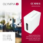 Olympia Aktenvernichter CC 1010 S weiss