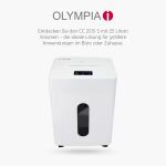 Olympia Aktenvernichter CC 1010 S weiss