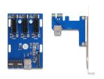 DeLOCK Riser Karte PCI Express x1 zu 3 x PCIe x1 mit 50...