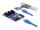 DeLOCK Riser Karte PCI Express x1 zu 3 x PCIe x1 mit 50 cm USB Kabel