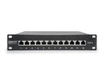 Digitus CAT 6, Klasse E Patch Panel, geschirmt, schwarz