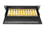 Digitus CAT 6, Klasse E Patch Panel, geschirmt, schwarz