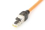 Digitus CAT 6A Feldstecker, STP mit Staubschutzkappe, Knickschutz