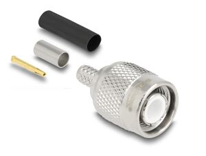 DELOCK TNC Stecker z.Crimpen LMR200 passend.schrumpfschlauch