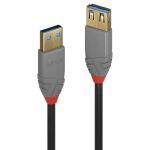 Lindy 36760 USB Kabel USB 3.2 Gen 1 (3.1 Gen 1) 0,5 m USB A 5 Gbit/s Schwarz