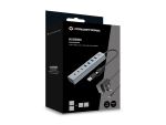 Conceptronic HUBBIES20GP 7-Port USB 3.2 Gen 1 Hub mit Netzteil, 5Gbps, USB-C x 3, USB-A x 4