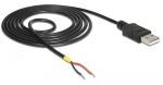 DeLOCK 85664 USB Kabel USB 2.0 1,5 m USB A 0,48 Gbit/s Schwarz