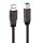 Lindy 43098 USB Kabel USB 3.2 Gen 1 (3.1 Gen 1) 10 m USB A USB B 5 Gbit/s Schwarz