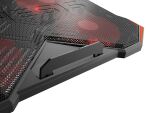 GENESIS Oxid 260 Llaptop-Kühlpad 43,9 cm (17.3") 1010 RPM Schwarz, Rot