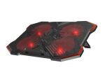 GENESIS Oxid 260 Llaptop-Kühlpad 43,9 cm (17.3") 1010 RPM Schwarz, Rot